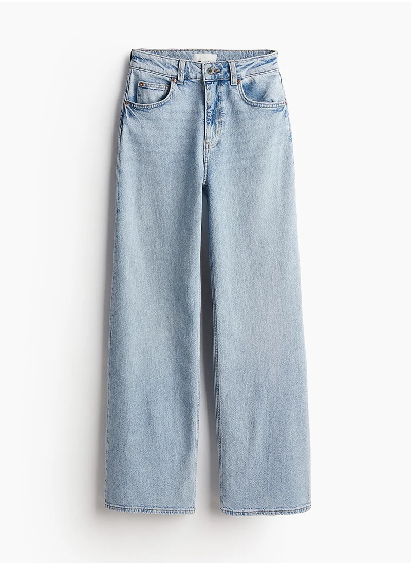 H&M Wide High Jeans