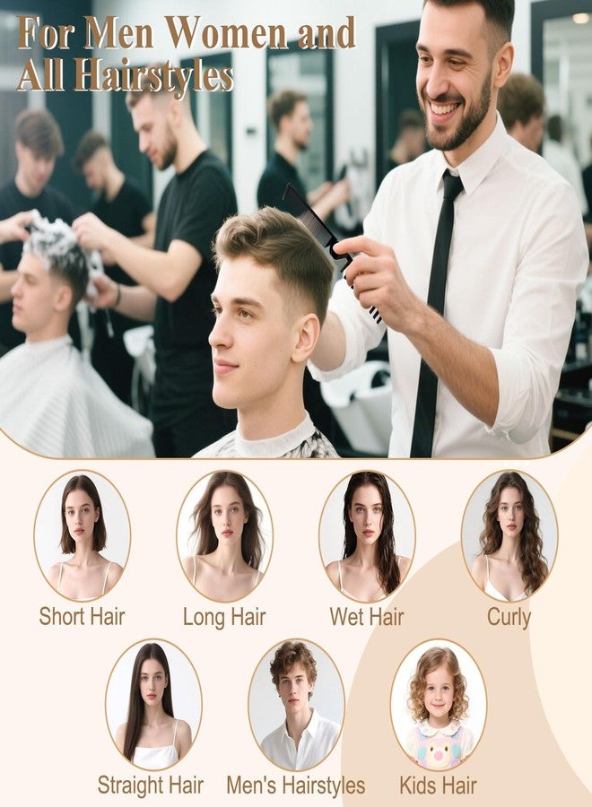 Zhjianup Foldable Hair Combs In Bulk, Individually Wrapped Black Folding Comb, Women Men Pocket Size Double Headed Mini Hair Brush Styling Tool for Travel Home Hotel Homeless Shelter Charity Church (5 Pack) - Image 5