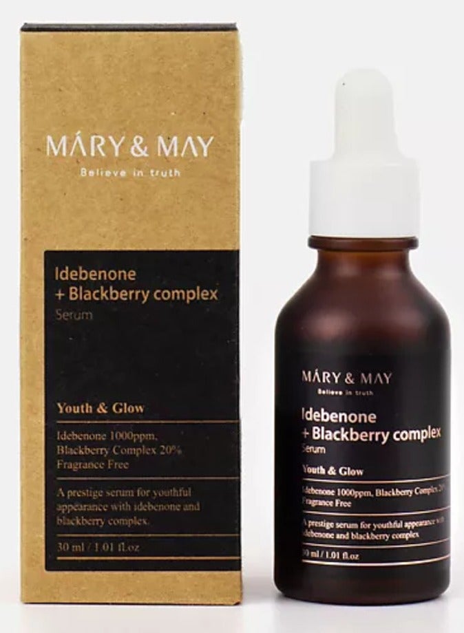 MARY & MAY Mary&may Idebenone + Blackberry Complex Serum 30ml - Image 3