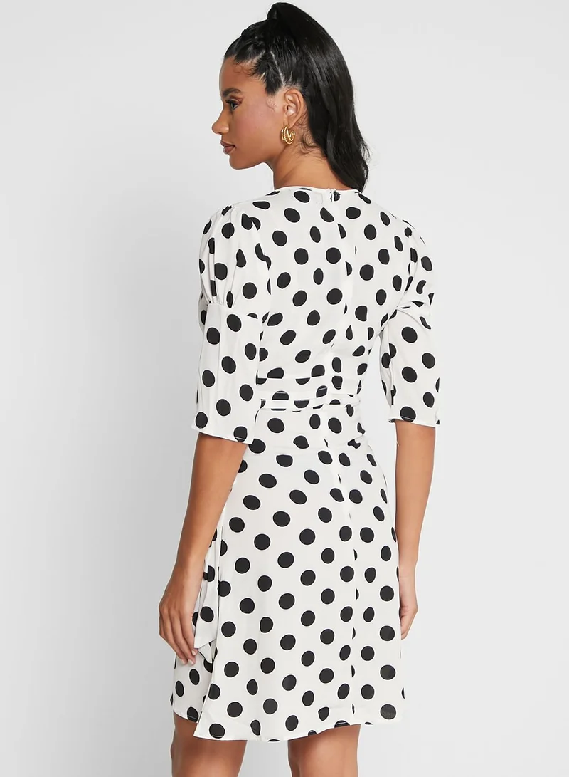 Ginger Polka Dot Wrap Dress