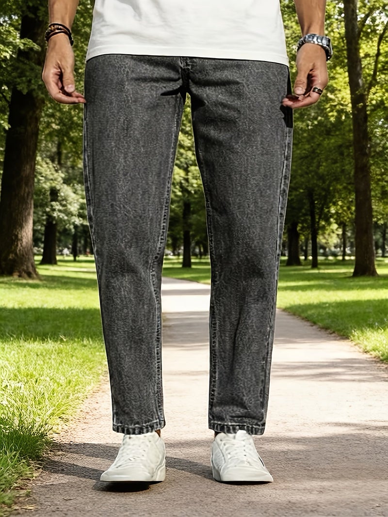 Men's Casual Classic Stretch Denim Pants - Image 2