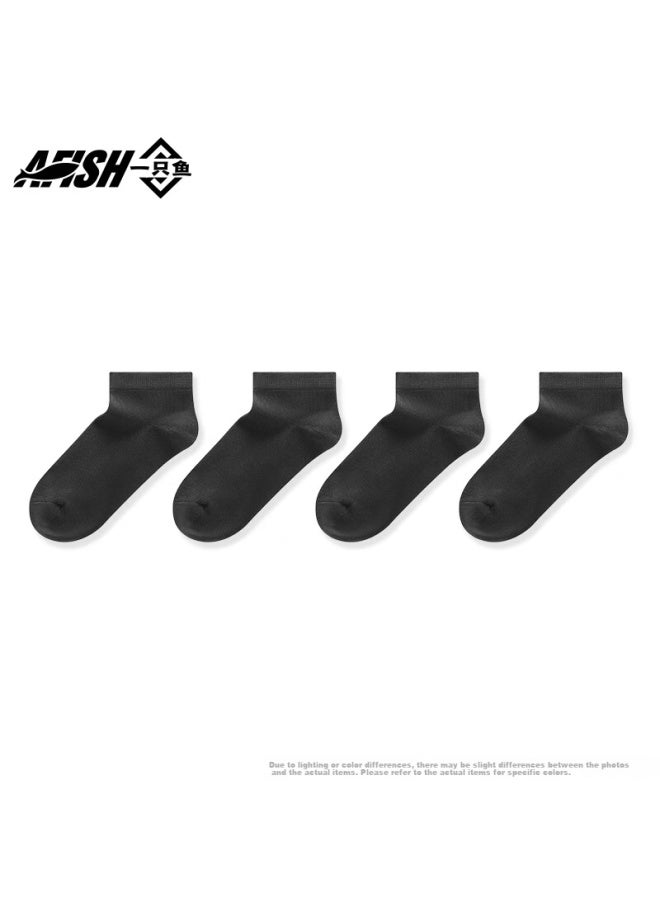 A FISH Yizhiyu Men's Socks, Short Socks, 10a Grade Antibacterial Deodorant, Business Casual Ankle Socks, Autumn And Winter Cotton Socks, Breathable - Image 4