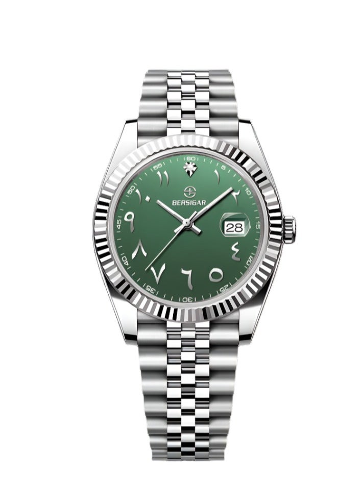 BERSIGAR - Bersigar Luxaura Arabic Face 1645 GREEN DIAL - Image 1