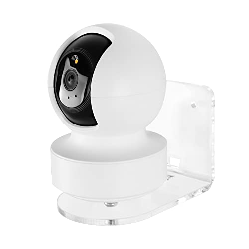 TIUIHU Acrylic Wall Mount Bracket/Holder Compatible with Kasa Indoor Pan/Tilt Smart Security Camera and TP-Link Tapo C210/C200 - Image 1