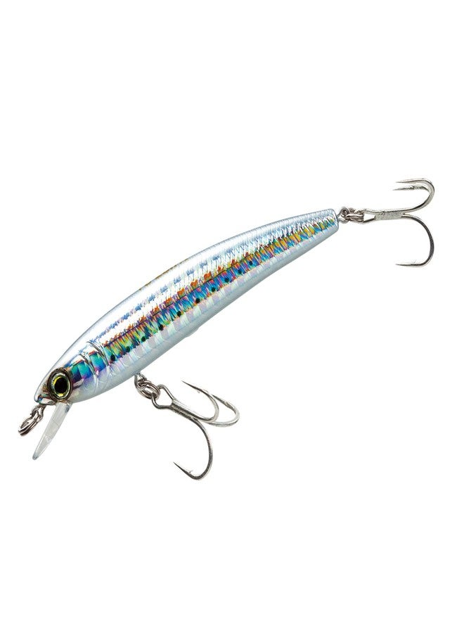 دويل طعم غوص عائم من نوع Yo-Zuri F1162-HSR Pins Minnow، لون فضي هولوغرافي - Image 1