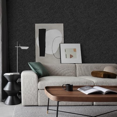 Abyssaly Dark Grey Peel and Stick Self Adhesive Wallpaper Removable Waterproof Bathroom Countertop Contact Paper 157 X 1968 Kitchen Vinyl Wrap for Cabinet Countertops Wall Cover Counter Top Paper - Image 3