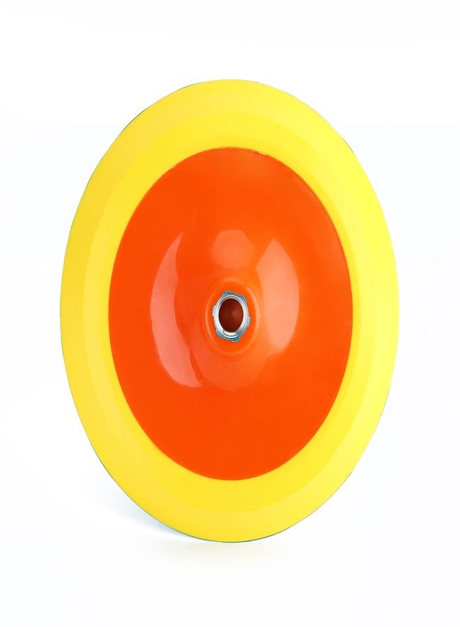 Ouya 8 inch Hook and Loop Polishing Pads 5/8”-11 Thread Backing Plate for Rotary Polishing Mechine - Image 2