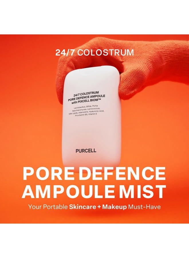 PURCELL 24/7 Colostrum Ampoule Mist - Glass skin with Long Hydration, Poreless Smooth Skin, Before & After Makeup, Hyaluronic Acid and Vitamin, For All Skin types, 1.85 fl oz - Image 2