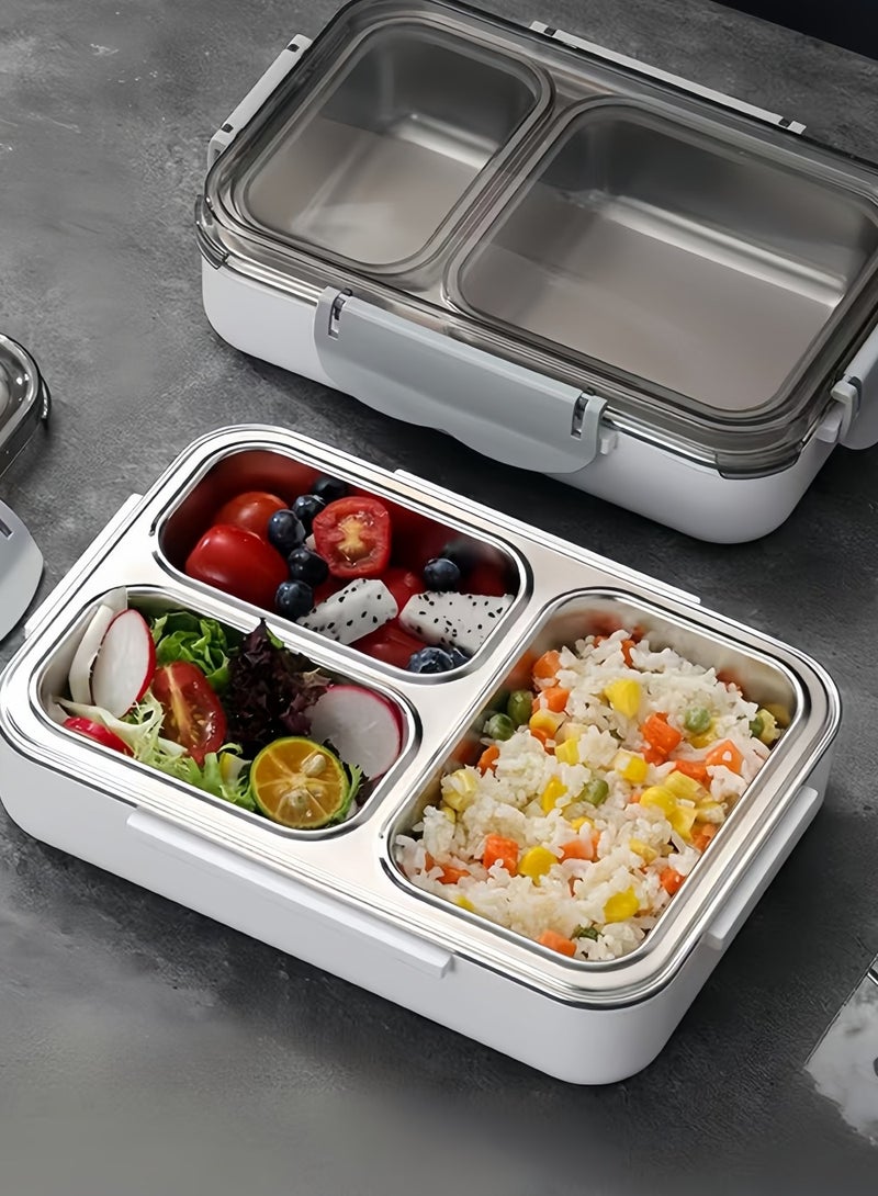 لويال 304 الفولاذ المقاوم للصدأ الغداء والعشاء مقصورة الغداء مربع ، مربع الغداء عديم الرائحة ، مختومة مانعة للتسرب ، مرئية بشكل منفصل مربع الغداء - Image 4