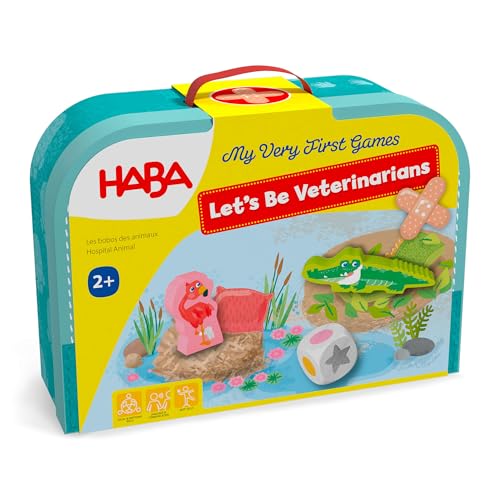 HABA My Very First Games at The Vet Toddler Games Veterinarian Playset for Kids Pretend Play Toys and Learning Toys for Toddlers 24 Years - Image 1