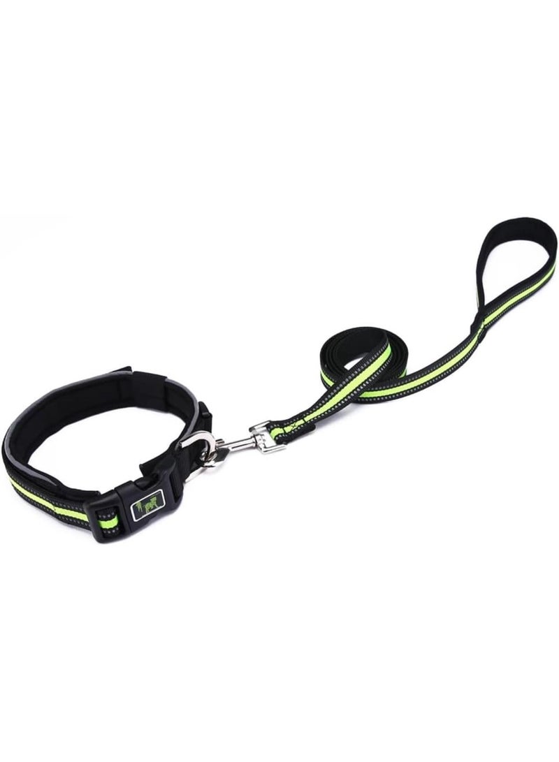 GGOOT Pet Cats Dog Collar with Reflective Rope Adjustable Necklace Strap Luminously Breakaway Buckles Collar Pet Products  - Image 1