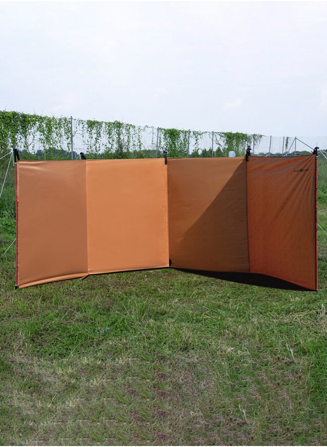 AL SANIDI Outdoor windbreak for trips, Red, Size L440*W160 Cm  - Image 2