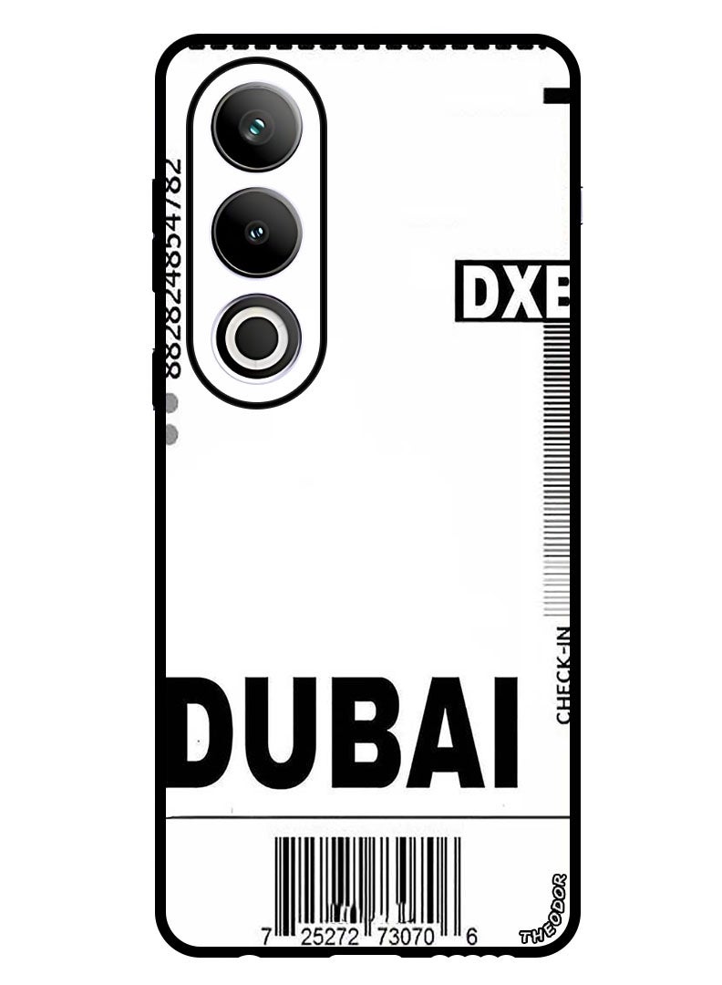 Theodor Protective Case Anti Scratch Shock Proof Bumper Cover For OnePlus Ace 3V DXB Boarding pass - Image 1