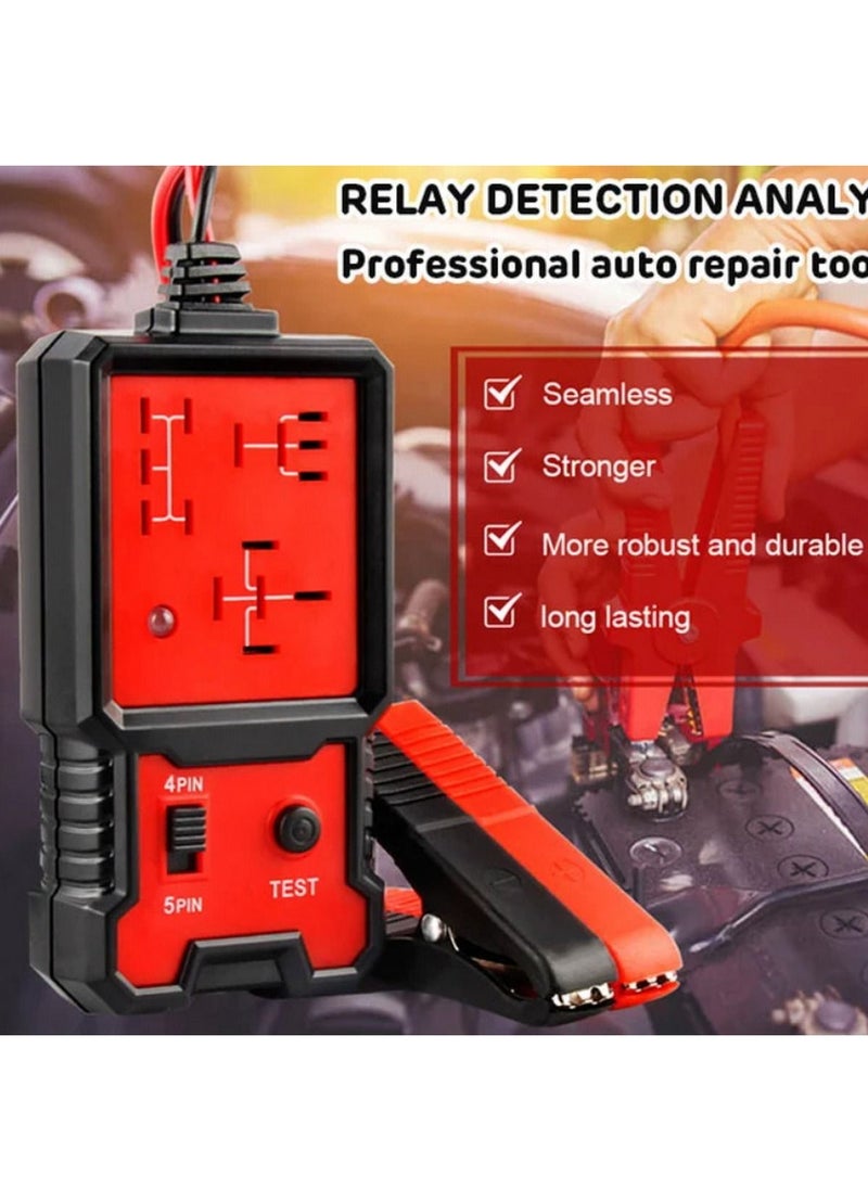 RATSAW 12V Automotive Relay Tester Tester with Clips Electronic Relay Car Battery and Alternator Checker Tester Analyzer Diagnostic Tool  - Image 3
