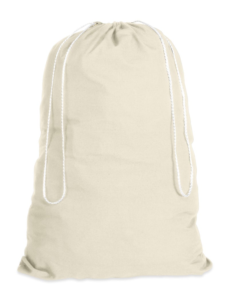 Whitmor Natural Cotton Laundry Bag - Image 1