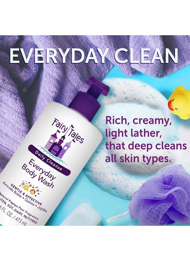 Fairy Tales Daily Cleanse Kids Body Wash Everyday Body Wash For Kids And Toddler Soap For Bath Or Shower No Harsh Chemicals Or Toxins 16Oz  - Image 3