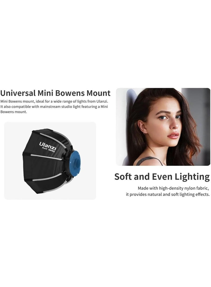 يولانزي L066 Octagonal Softbox 40cm With Bowens And Grid ( Mini Mount ) - Image 3