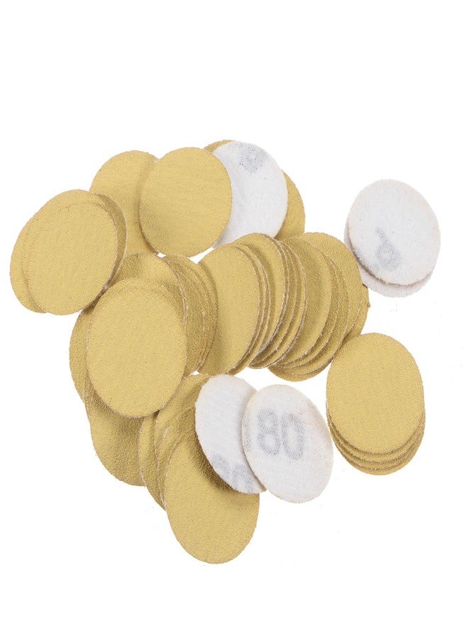 Kozelo 50pcs No Hole Sanding Discs- [ 1 Inch 180 Grit ] Round Hook and Loop Grip Sanding Pads Sheet for Wood Metal Polishing Use| Aluminum Oxide & Zirconium Oxide Sandpaper - Image 1