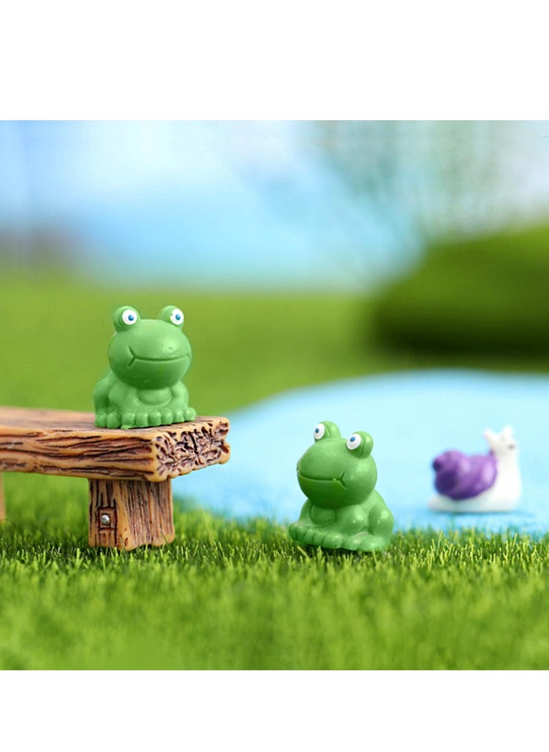 RATSAW 50Pcs Mini Resin Frogs Miniature Tiny Frogs Figurines Garden Decor Cute Small Garden Frog Ornaments for Home Decorations  - Image 3