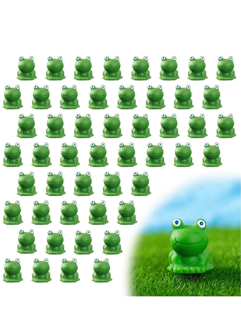 RATSAW 50Pcs Mini Resin Frogs Miniature Tiny Frogs Figurines Garden Decor Cute Small Garden Frog Ornaments for Home Decorations  - Image 2