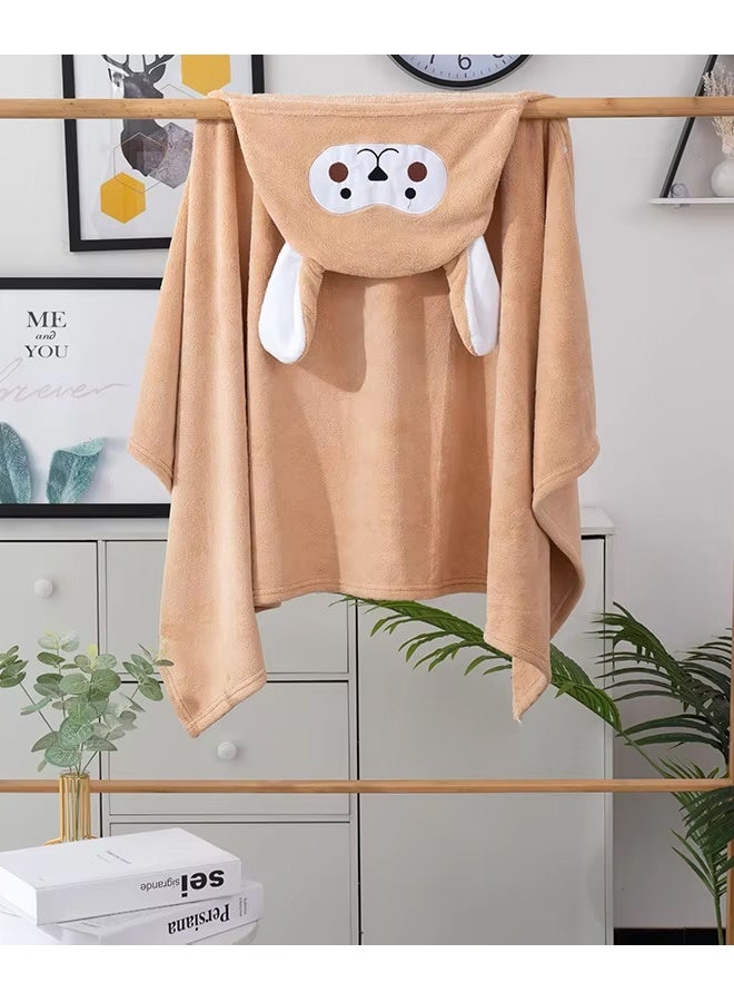 منشفة بغطاء رأس للأطفال، مناشف أطفال كبيرة جدًا بغطاء رأس، مناشف حمام للأطفال، مناشف حمام فاخرة للأطفال، مناشف شاطئ ملفوفة لحديثي الولادة والرضع والأطفال الصغار والرضع، منشفة أطفال كبيرة ماصة، مناسبة للحمام وحمام السباحة والشاطئ، من سن 3 إلى 10 سنوات - Image 3