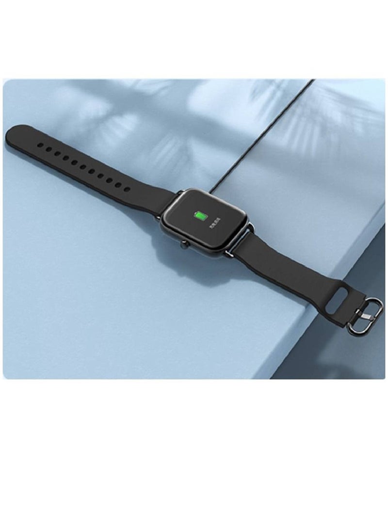Blulory Glifo RS4 Global Version HD Screen Sports Heart Rate Monitor Bluetooth Calling Smartwatch For Men Women Black - Image 2