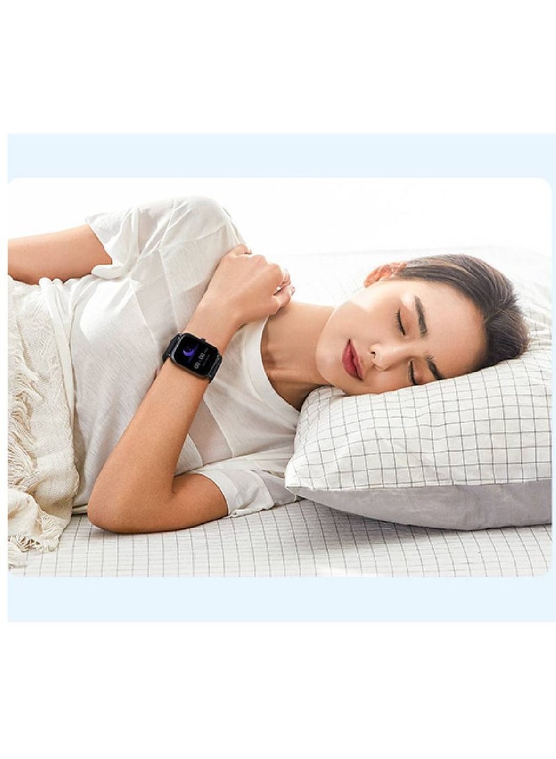 Blulory Glifo RS4 Global Version HD Screen Sports Heart Rate Monitor Bluetooth Calling Smartwatch For Men Women Black - Image 3