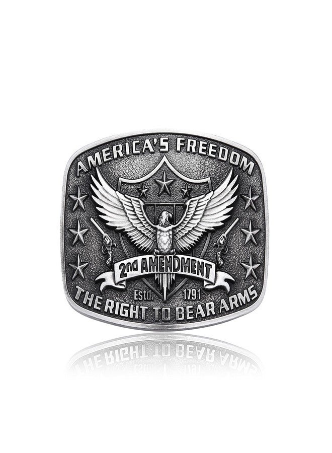 MASOP VOGU MASOP Western Belt Buckle for Men American Freedom Belt Buckles Cowboy Cowgirl Rodeo Belts Buckle Mens Jean's Accessory - Image 1