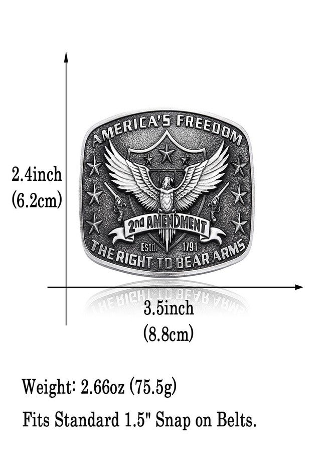 MASOP VOGU MASOP Western Belt Buckle for Men American Freedom Belt Buckles Cowboy Cowgirl Rodeo Belts Buckle Mens Jean's Accessory - Image 5
