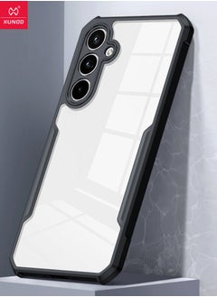 XUNDD Samsung Galaxy A-55 Phone Case, Transparent PC Hard Back Panel and Black TPU Soft Frame Case Cover, Anti Drop Shockproof Case for Galaxy A-55, Super Anti Fall Back Cover for Samsung A-55 5G  - Image 5