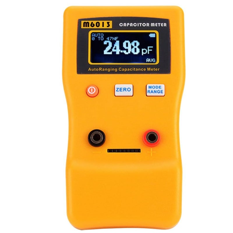 Portable Digital Capacitor Tester Automatic Range Measuring Device for Accurate Electronics Testing Compact - Image 2