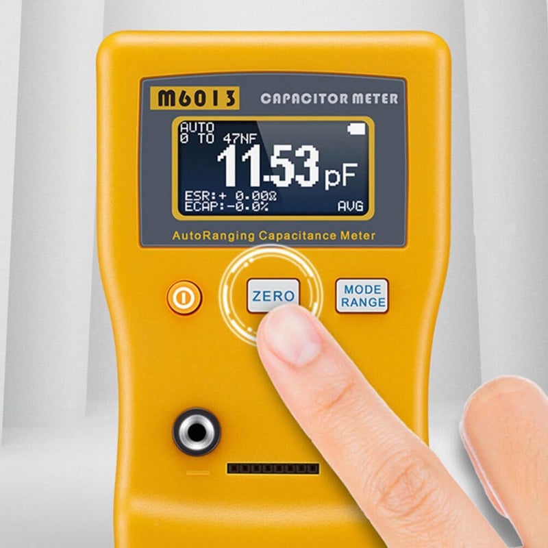 Portable Digital Capacitor Tester Automatic Range Measuring Device for Accurate Electronics Testing Compact - Image 4