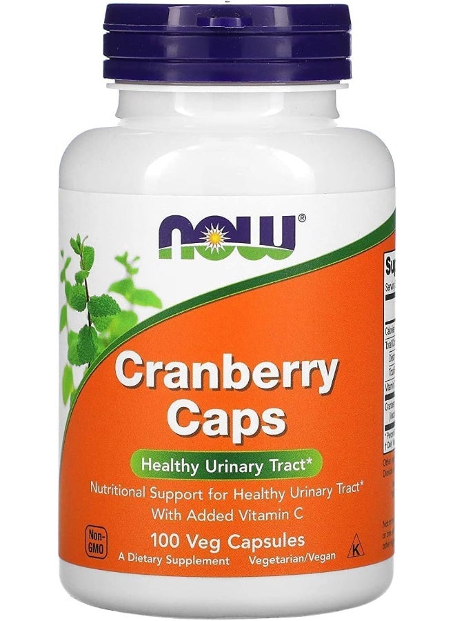 now Cranberry Caps 700Mg, 100 Capsules - Image 1