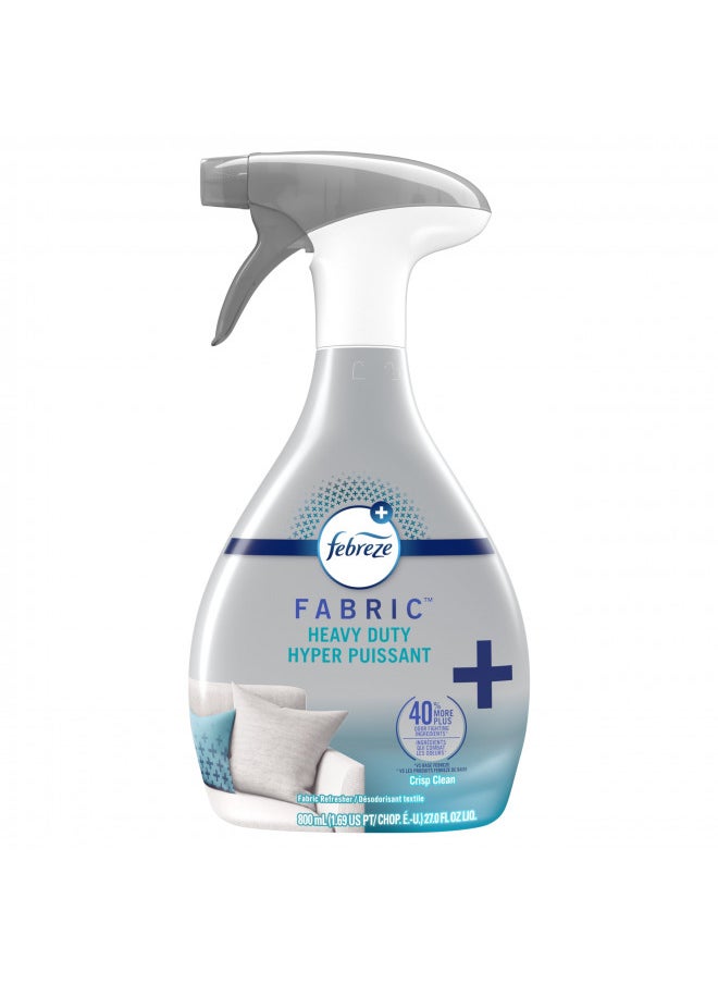 Febreze Fabric Refresher Heavy Duty Crisp Clean Air Freshener (1 Count, 800 Ml)