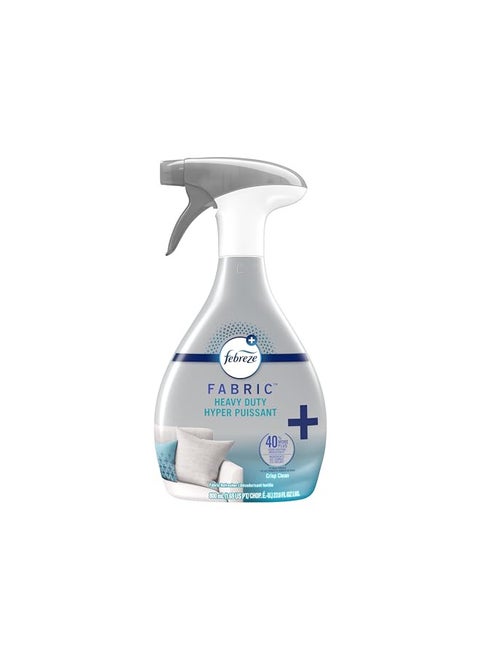 Febreze Fabric Refresher Heavy Duty Crisp Clean Air Freshener (1 Count, 800 Ml)