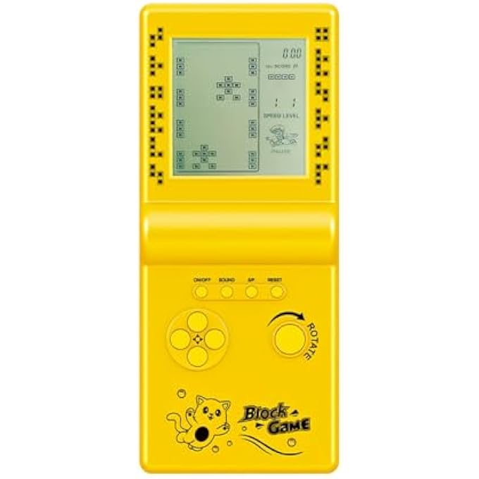 NOSTALGIC DICE GAME CONSOLE, LARGE SCREEN, BUILT-IN RETRO 999 IN 4 BLOCK GAME, INDOOR/OUTDOOR, HANDHELD CONSOLE, PORTABLE ELECTRONIC BRICK GAMES, KIDS/STUDENTS/FRIENDS - Image 2