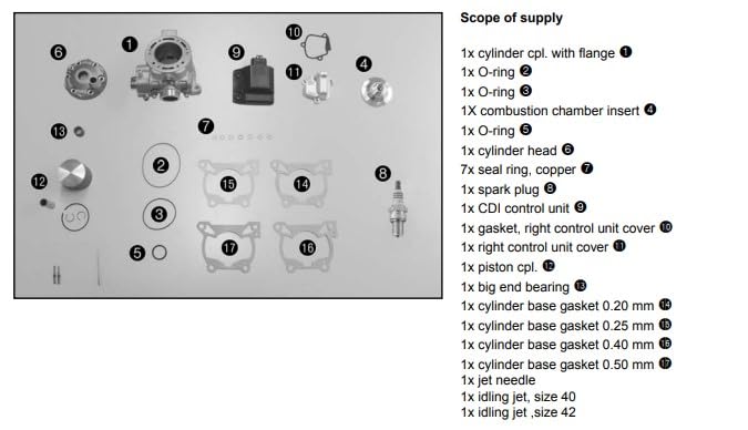 KTM طقم تحويل KTM OEM الأصلي 105cc - Image 4