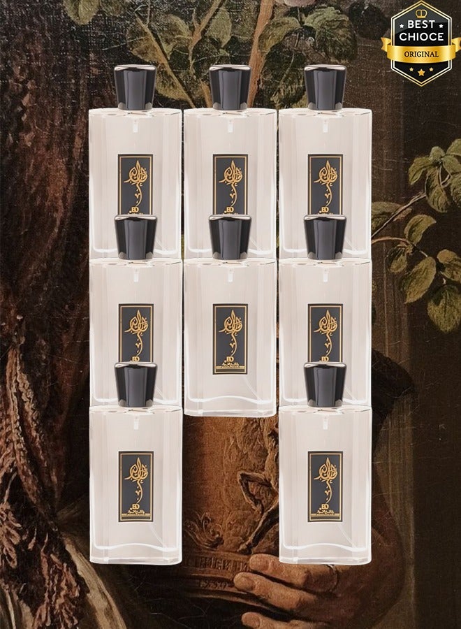 Banafa 8 Pieces Al Khalid Perfume 100ml EDP - Image 1