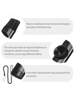Thoraya Aluminum Alloy Kazoo Woodwind Instrument Musical Instrument for Beginners Black  - Image 4