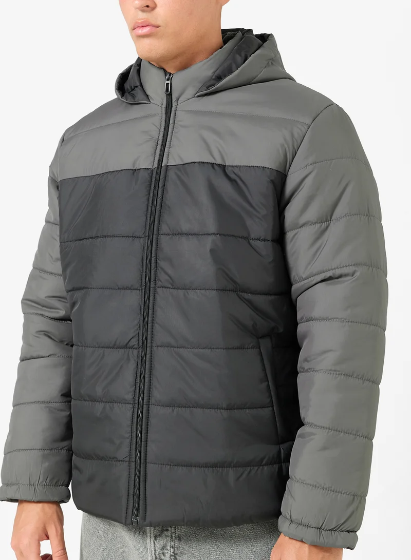 Seventy Five  Puffer Jacket w Hood for Men | Best Price UAE