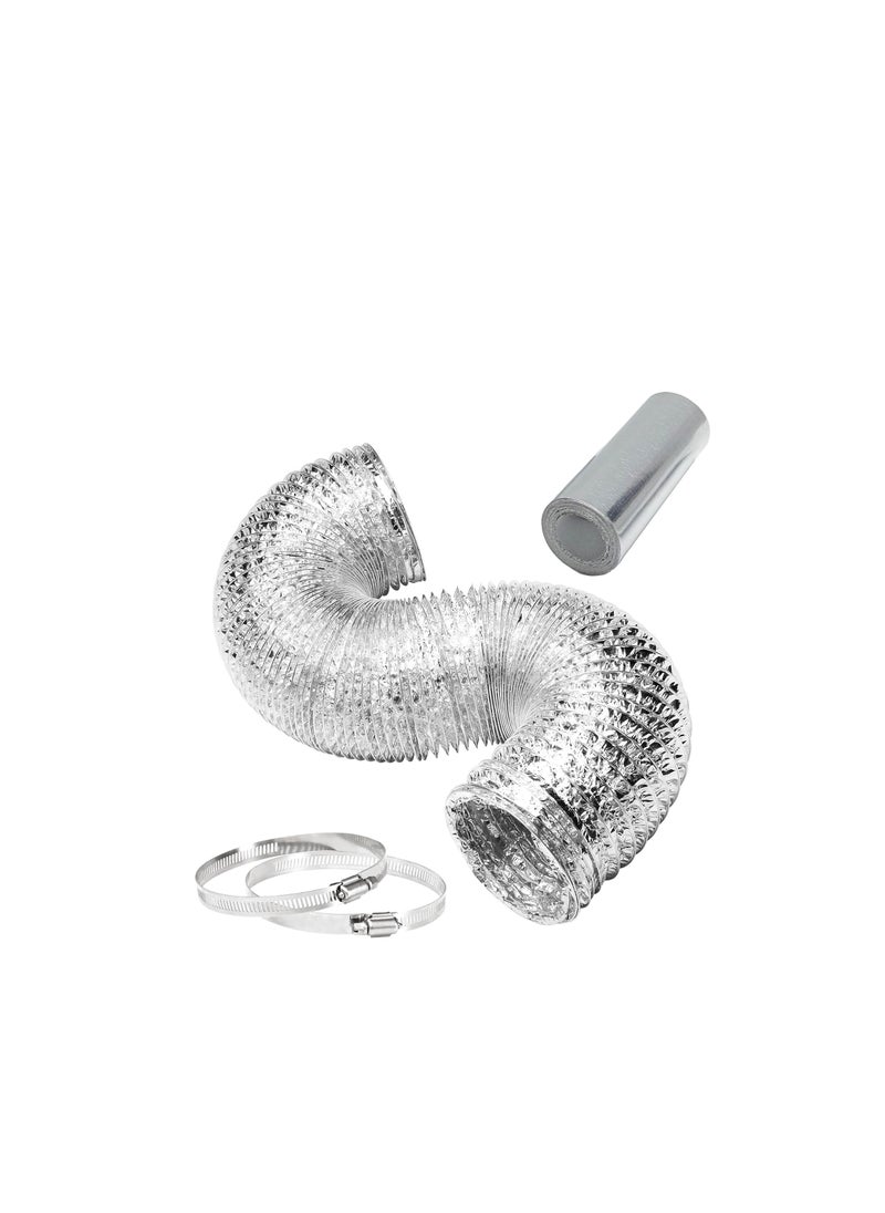 KNP KNP Aluminum Duct with Flexible Hose 8 Inch is designed for efficient air movement and ventilation in various applications.  - Image 2