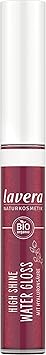 lavera lavera High Shine Water Gloss Raspberry 03 intense colour shine featherlight texture up to 6h hold vegan natural cosmetics 55 ml - Image 1