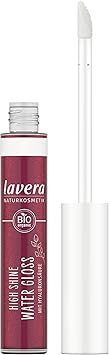 lavera lavera High Shine Water Gloss Raspberry 03 intense colour shine featherlight texture up to 6h hold vegan natural cosmetics 55 ml - Image 4