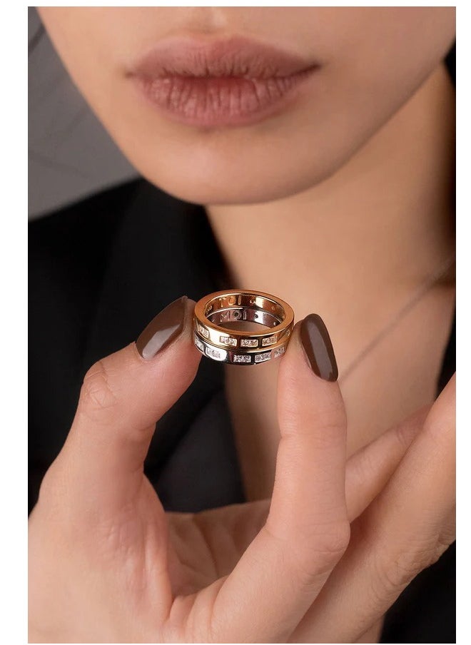 APM Monaco TOI MOI Morse Code Ring