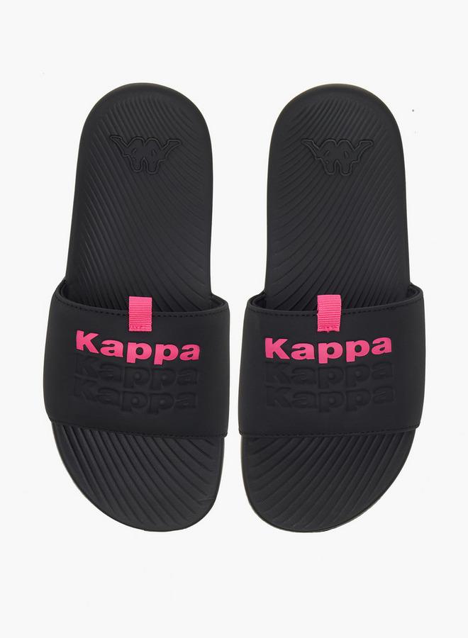 Kappa Women Logo Embossed Slides - Image 1