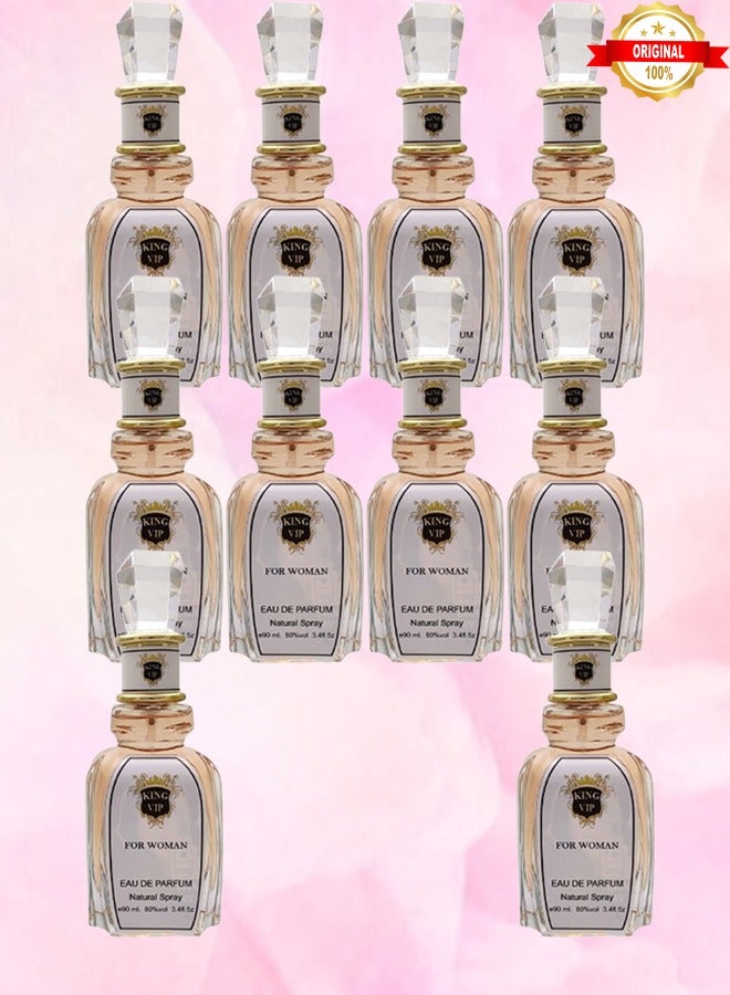 King 10 Pieces Vip Perfume For Women 100ml EDP - Image 1