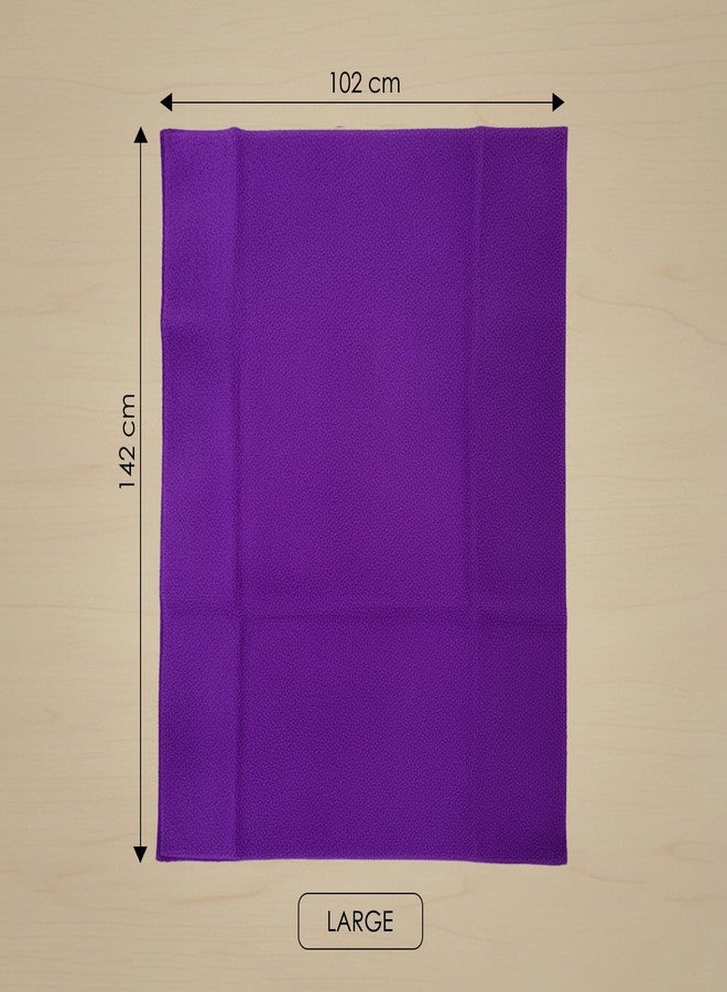BabyMoo Changeable Dry Sheet I Water-Resistant Bed Protector Sheet I Baby Water Proof Dry Sheet (1, Amethyst, Large) - Image 2