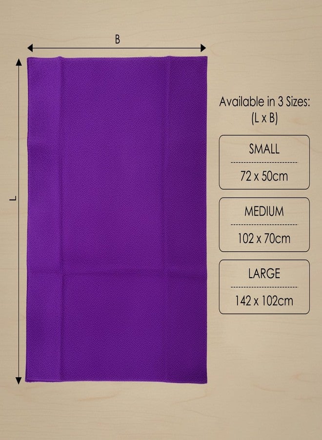 BabyMoo Changeable Dry Sheet I Water-Resistant Bed Protector Sheet I Baby Water Proof Dry Sheet (1, Amethyst, Large) - Image 3