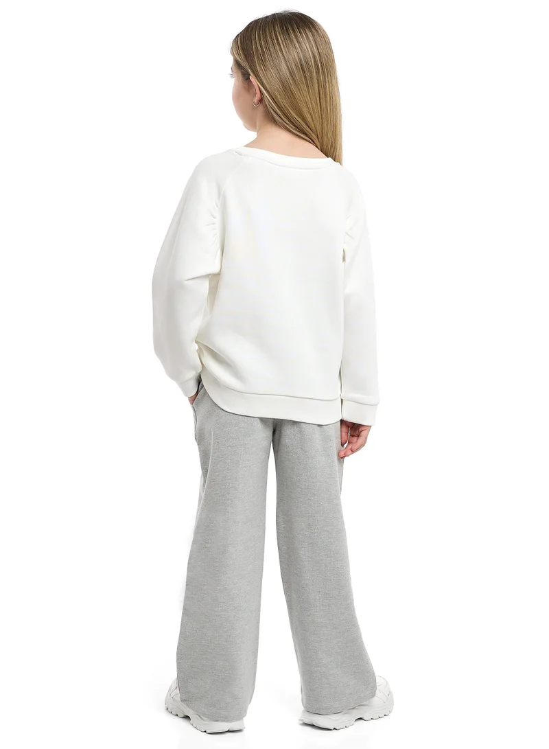 victor and jane Girls Ballet Friends Fleece Tracksuit – 2-Piece Set