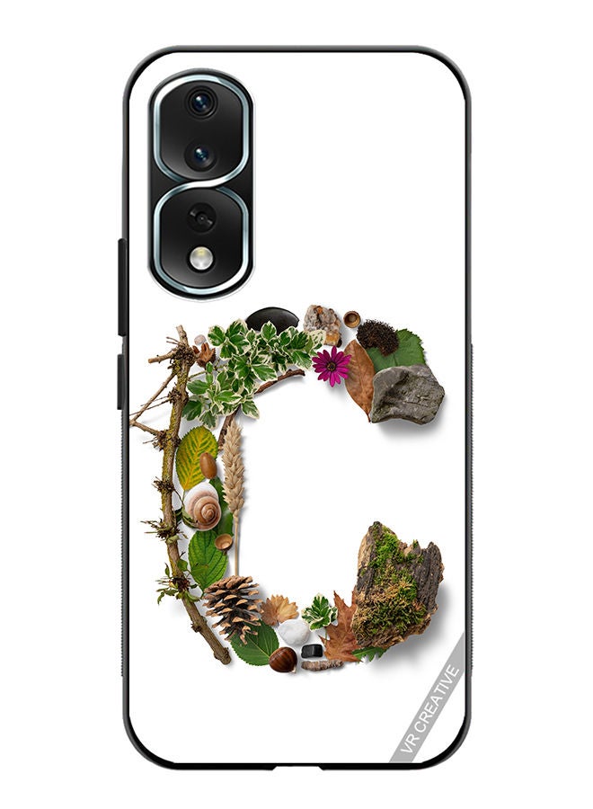 VR CREATIVE Protective Case Cover For Honor 80 Pro Alphabet C Design Multicolour - Image 1